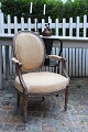 Et par fransk 
1700 tals ( ca. 
1780 ) Louis 
XVI armstole 
med rest af 
gråblå original 
farve og har 
...