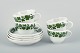 Meissen, 4 par 
kopper og 
underkopper, 
stel Vine-Leaf 
Pattern, 
“Voller grüner 
Weinkranz”.
Fire ...