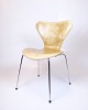 Seven chairs, model 3107, designed by Arne Jacobsen in 1955 and produced by Fritz Hansen. The ...