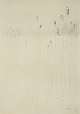 Gunnar Norrman, 
Sverige.
“Vinterstrån”, 
1971.
Blyant på 
papir.
Lysmål: H. 24 
cm, B. 17 ...