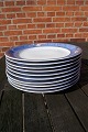 Magnolia Blue Danish porcelain, large dinner plates 27cm.