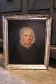 Fint Empire 
kvinde portræt 
maleri , olie 
på lærred fra 
omkring 
1780-1840. 
Maleriet er 
indrammet ...