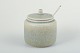 Stoneware Jam 
Jar with Silver 
Spoon, Palshus, 
Denmark, c. 
1960s.
Cylindrical 
stoneware jam 
...
