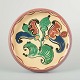 Kähler, Denmark
Decorative 
wall or serving 
dish in glazed 
ceramic with a 
polychrome 
floral ...