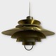 JEKA Verona 
pendel i 
messing fra 
1970'erne, flot 
stand, ca. 40cm 
i diameter