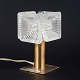 Bordlampe. 
Orrefors, 
Sverige. Ca. 
1960’erne. 
Design: Carl 
Fagerlund.
Bordlampe med 
firsidet ...