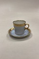 Royal 
Copenhagen 
Mokkakop No. 
9093. Sart 
dueblå, uden 
farvenr.
Måler 5,5 cm H 
x 5,9 cm dia. / 
...