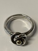 Sterling silver ring with gold ball.
Size. 60.
