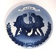 Royal 
Copenhagen. 
Mindeplatte 
#223. 6 
juli-platte. 75 
års dagen for 
Fredericiaslaget.
 Diameter ...