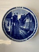 Platte 
Sønderborg Als, 
Danske 
Folkedragter.
Dekorationsnummer 
953.
Diameter 19,4 
...