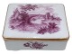Pirkenhammer 
porcelain from 
Bohemia / 
Czechoslovakia.
Lidded box 
with purple ...
