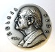 Danish 
Numismatic 
Association 
(DNF). Holger 
Hede silver 
medal (925). 
Diameter 54 mm. 
No.59/250