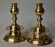 Par kopi barok 
klokke stager i 
messing, 20. 
årh. Danmark. 
Ustemplet. H.: 
16 cm. 
