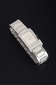 Hermès
Herrearmbåndsur 
“Tandem”, 
quartz.
Rektangulært 
urkasse i stål 
med integreret 
stållænke, ...