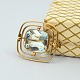 Hans Hansen; 
Lille broche af 
14 kt. guld, 
prydet med en 
aquamarin. Mål 
2,2 cm x 1,9 
cm.
Hans ...