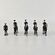 Fem figurer af 
politifolk i 
tin, én stående 
og fire til 
hest
Stående figur
Højde 5 ...
