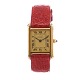 Cartier Tank 
Vermeil Quartz 
i forgyldt 
sterling sølv 
med certifikat 
år 1994
Kassemål: 
28x20mm