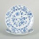 Meissen, 
lågmønstret.
To 
frokosttallerkener, 
tidligt 
1900-tal.
Porcelænstallerkener 
med den ...