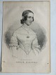 Emilius Bærentzen (1799-1868):Portræt af den tyske pianist Amalie Rieffel ...