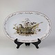 Ovalt 
serveringsfad i 
porcelæn med 
motiv af 
agerhøne på 
rede fra 
stellet 
Jagtstel. Nr. 
...