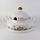Ragout fad i 
porcelæn med 
låg og hanke, 
som er 
dekoreret med 
motiv af ænder 
fra stellet ...