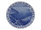 Bing & Grøndahl 
Mindeplatte fra 
1939 med 
teksten: 
"Danmark San 
Fransisco Cal 
(Californien) 
...