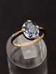 14 karat guld 
ring størrelse 
55 med 
aquamarine emne 
nr. 622906
