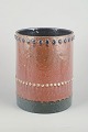 Sylvia Leuchovius for RörstrandVase, mid-20th century.Cylindrical hand-thrown stoneware vase ...