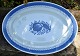 Royal 
Copenhagen, 
Trankebar, oval 
dish, 929, 20th 
century. 
Copenhagen, 
Denmark. 
Stamped. L. 38 
...
