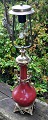 French table 
lamp, 19th 
century. Former 
kerosene lamp, 
converted to 
electric. 
Bronze and body 
in ...