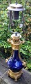 French table 
lamp, 19th 
century. Former 
kerosene lamp, 
converted to 
electric. 
Gilded bronze 
and ...