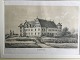 Alexander Nay (1822-83):Herregården Katholm på Djursland.Litografi på papir isat ...