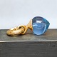 Ole Lynggaard; Sweet drops charm i 18 kt. guld med topas