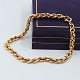 Twisted 
bracelet in 14k 
gold.
Bjørn Borg 
chain. 
L. 22.5 cm.
W. 5 mm.
Stamped ...