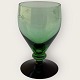 Holmegaard, 
Ranke, Green 
White Wine 
Glass, 10.5cm 
high, 5.5cm in 
diameter *Good 
condition*