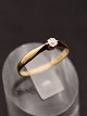 14 karat 
spinkel 
solitaire guld 
ring størrelse 
52-53 med 
diamant emne 
nr. 624765