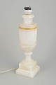 Italiensk alabaster bordlampe, midten af 1900-tallet.