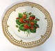Royal Copenhagen Flora Danica, fruit plate. Lunch plate with open-work border. Design # ...