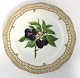 Royal Copenhagen Flora Danica, fruit plate. Lunch plate with open-work border. Design # ...