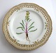 Royal Copenhagen Flora Danica. Lunch plate with open-work border. Design # 3554. Diameter 23 cm. ...