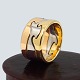 Georg Jensen 
guld smykke.
Nina Koppel 
for Georg 
Jensen; Tredelt 
fusion ring af 
18 kt. guld, 
...