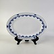 Ovalt fad i porcelæn med gennembrudt kant fra stellet KronbergNr. 316.8Producent Bing & ...