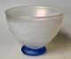 Kosta Boda "Network" bowl no. 57863, Design: Bertil Vallien, 1978, Sweden. Frosted glass with ...