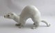 Royal Copenhagen. Porcelain figurine. White ermine. Model 4562. Length 24 cm. (1 quality)
