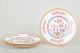 Cauldon China, EnglandTallerkener, midt 1900-tallet.Fire tallerkener i fajance med farverig ...