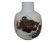 Royal Copenhagen art pottery Diana, miniature vase with ducks designed by artist Nils ...