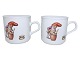Bing & Grøndahl JulestelStort kaffekrus med nisse der hælder mel