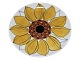 Arabia Finland Aurinkoruusu, plate with sunflower.Designed by Hilkka-Liisa Ahola around ...