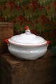 Old Swedish "Herregårds" faience tureen with a gnome on the handle and on top of the lid from ...