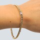 Panser guldsmykke.Panser armbånd af 14 kt. guld. prydet med 5 diamanter fattet i hvidguld, i ...